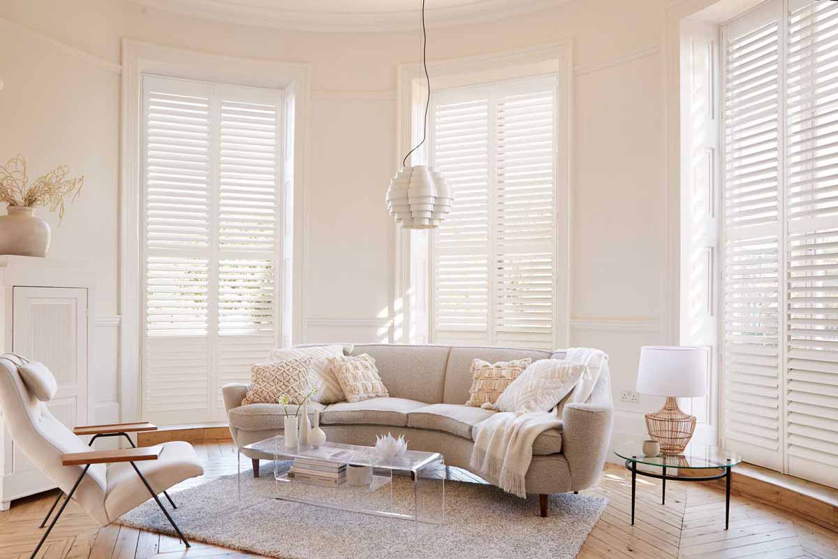 Kingston Pure White Full Heigh Shutters