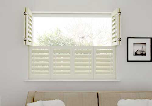 Tier On Tier Plantation Shutters